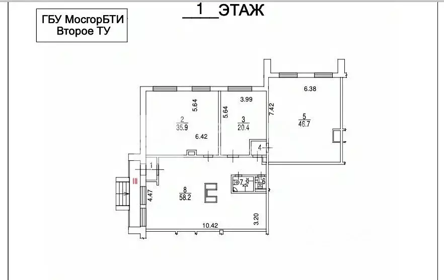 Помещение свободного назначения в Москва Печорская ул., 6К1 (176 м) - Фото 2