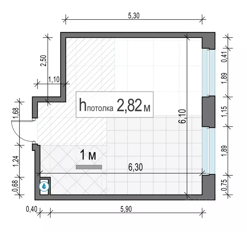 1-к кв. Московская область, Мытищи Белый Grad жилой комплекс (34.9 м) - Фото 0