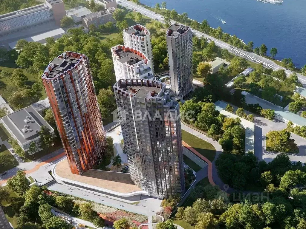 3-к кв. Москва Нагатинская наб., 4Бк1 (70.3 м) - Фото 1