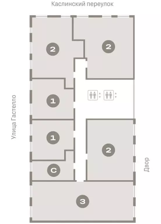 2-комнатная квартира: Екатеринбург, улица Гастелло, 18 (72.8 м) - Фото 2