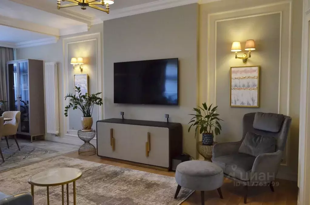 3-к кв. Москва ул. Серпуховский Вал, 21к4 (131.2 м) - Фото 0