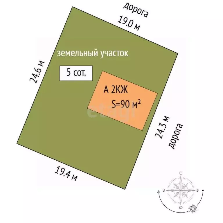 Дом в Тюменская область, Тюмень Меридиан СНТ,  (90 м) - Фото 1