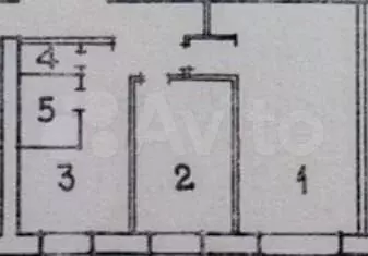 2-к. квартира, 43,7 м, 2/3 эт. - Фото 0