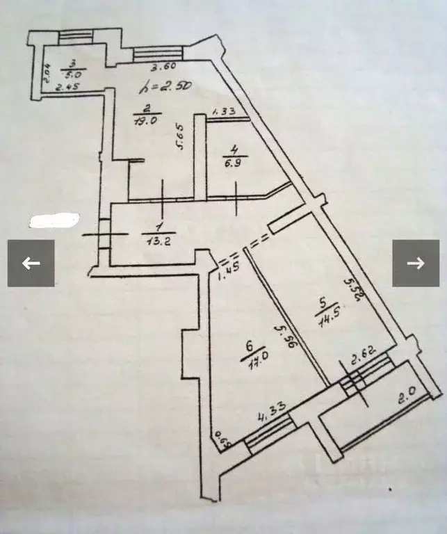 2-к кв. Тверская область, Тверь ул. Можайского, 89 (77.1 м) - Фото 2