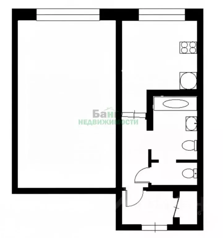 1-к кв. Саратовская область, Балаково просп. Героев, 8 (32.0 м) - Фото 1