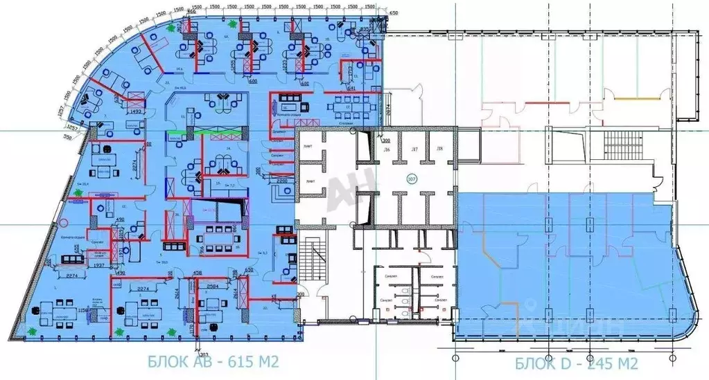 Офис в Москва ул. Наметкина, 12А (658 м) - Фото 2