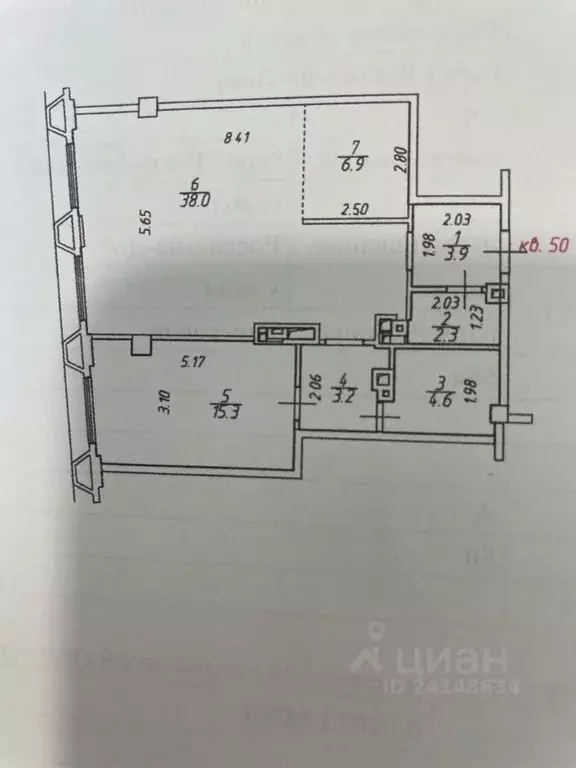 2-к кв. Ростовская область, Ростов-на-Дону Береговая ул., 55А (75.0 м) - Фото 2