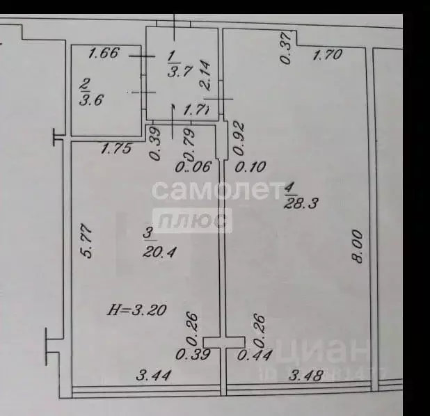 1-к кв. Краснодарский край, Анапа Владимирская ул., 154к3 (56.1 м) - Фото 2