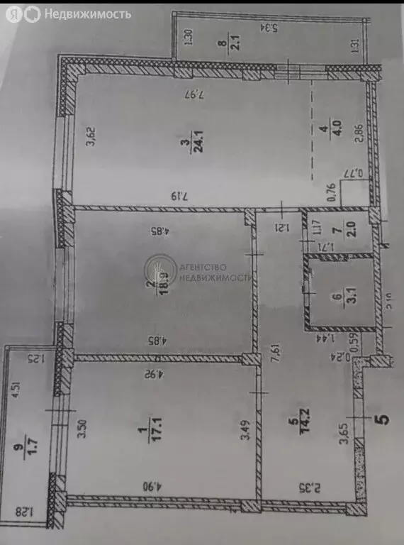 3-комнатная квартира: Казань, улица Бари Галеева, 8Ак2 (83.4 м) - Фото 1