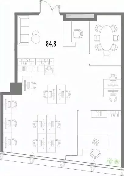 Помещение свободного назначения в Москва 48-й кв-л,  (85 м) - Фото 1