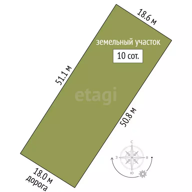 Участок в Якутск, микрорайон Тускул (10 м) - Фото 0