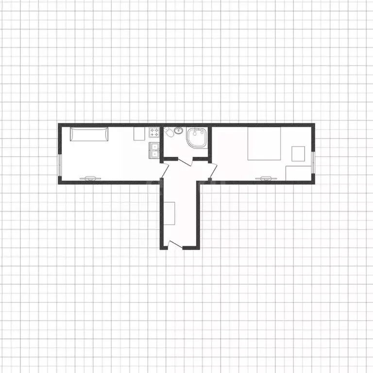1-к кв. Курская область, Курск ул. Энгельса, 115/6 (44.13 м) - Фото 2