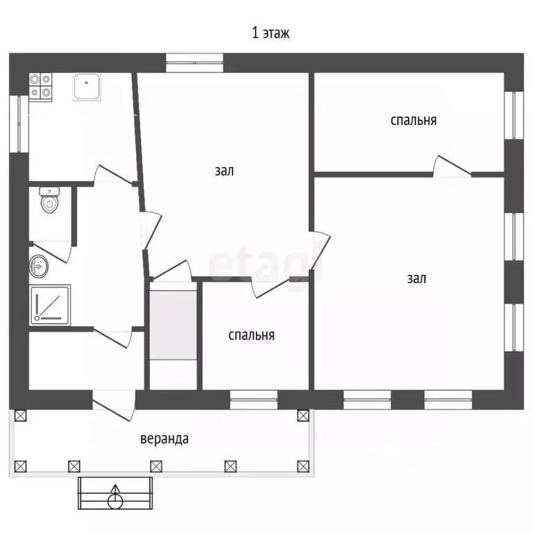 Дом в Мордовия, Саранск Крестьянская ул., 60 (126 м) - Фото 2