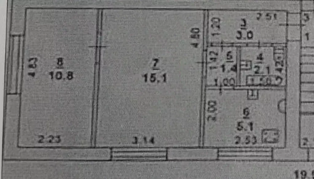 2-к кв. Ростовская область, Ростов-на-Дону Сейнерная ул., 35/2 (37.1 ... - Фото 1