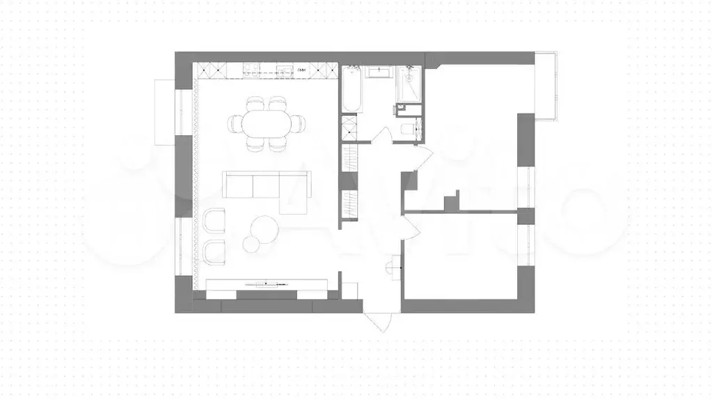 3-к. квартира, 97 м, 6/9 эт. - Фото 0