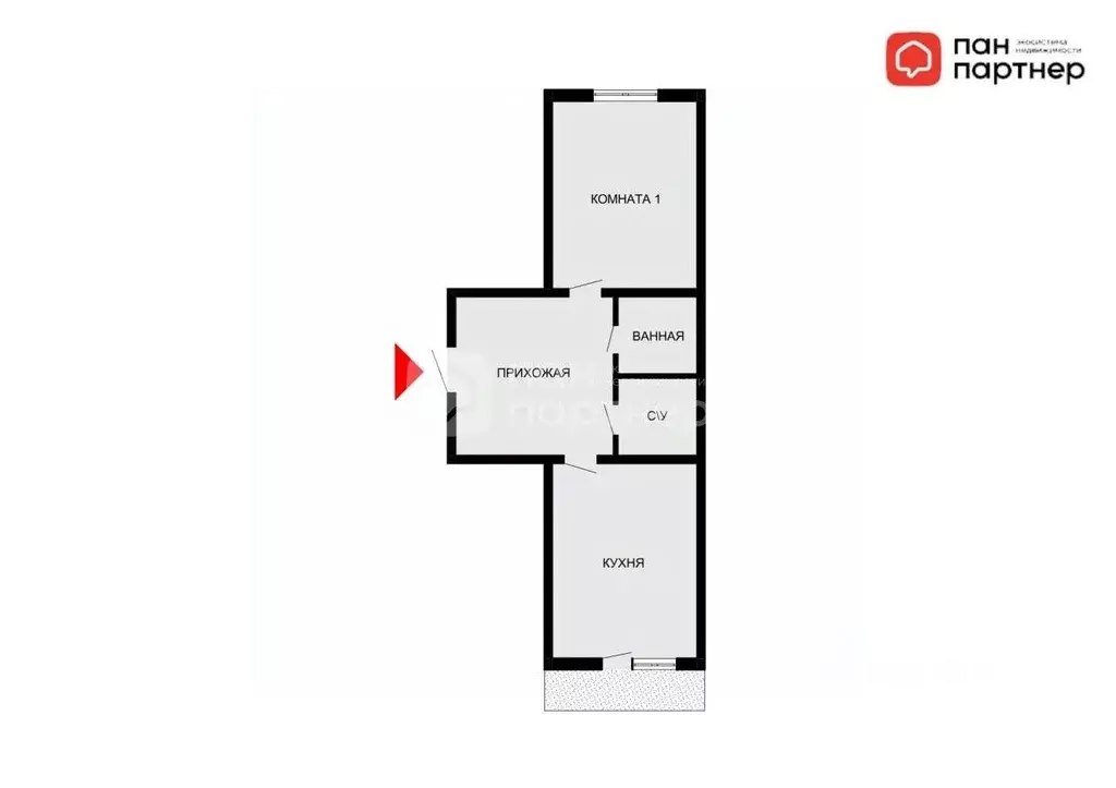 1-к кв. Санкт-Петербург проезд Дизельный, 11к2 (41.5 м) - Фото 1