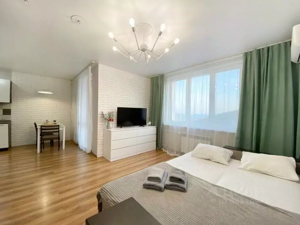 1-к кв. Приморский край, Владивосток ул. Сочинская, 3 (35.0 м) - Фото 1