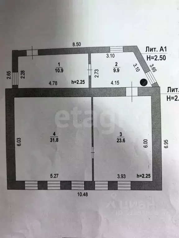Дом в Липецкая область, Елец ул. Нижний Затон, 11 (76 м) - Фото 2