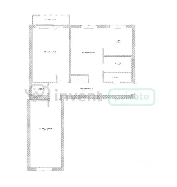 3-к кв. Калининградская область, Калининград Печатная ул., 29 (59.3 м) - Фото 2