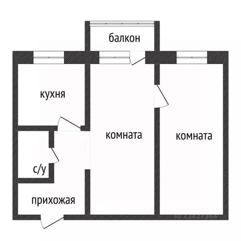 2-к кв. Курганская область, Курган ул. Некрасова, 9А (53.5 м) - Фото 1