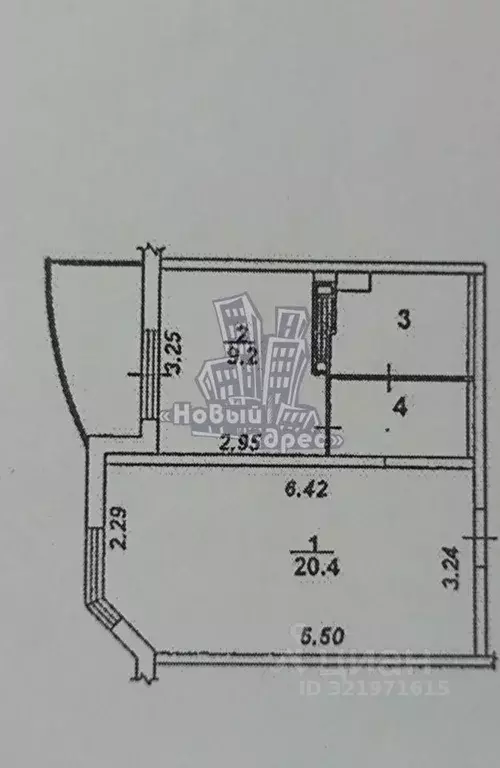 1-к кв. Воронежская область, Воронеж Острогожская ул., 170/10 (36.9 м) - Фото 2