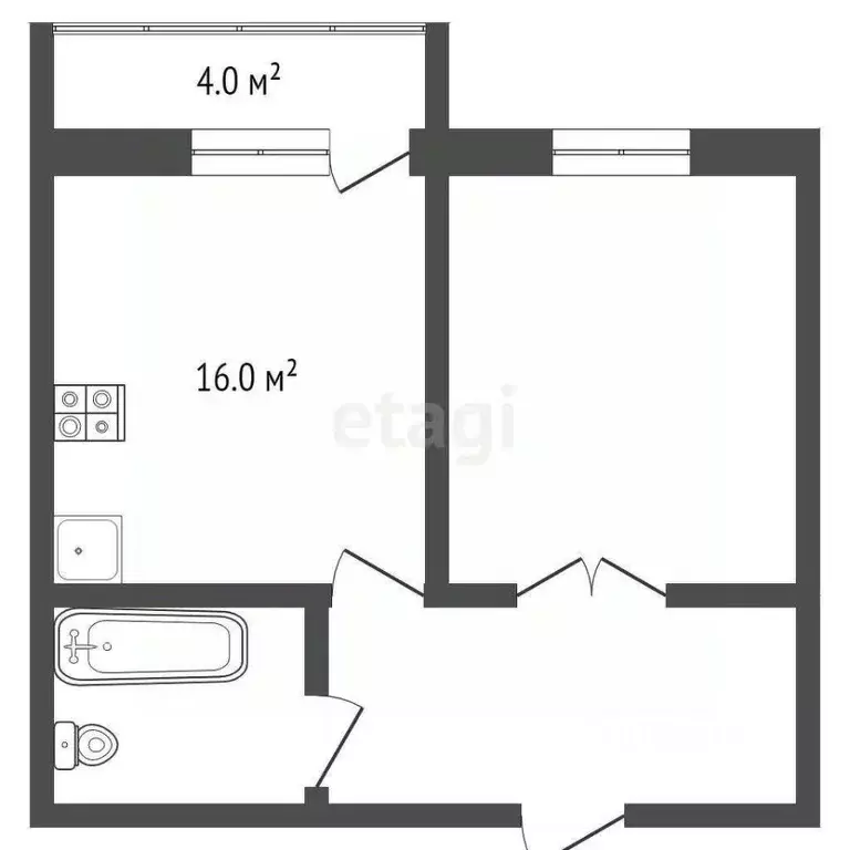 1-к кв. Оренбургская область, Оренбург ул. Геннадия Донковцева, 15 ... - Фото 1
