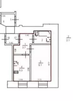 1-к кв. Санкт-Петербург Лермонтовский просп., 12 (20.2 м) - Фото 2