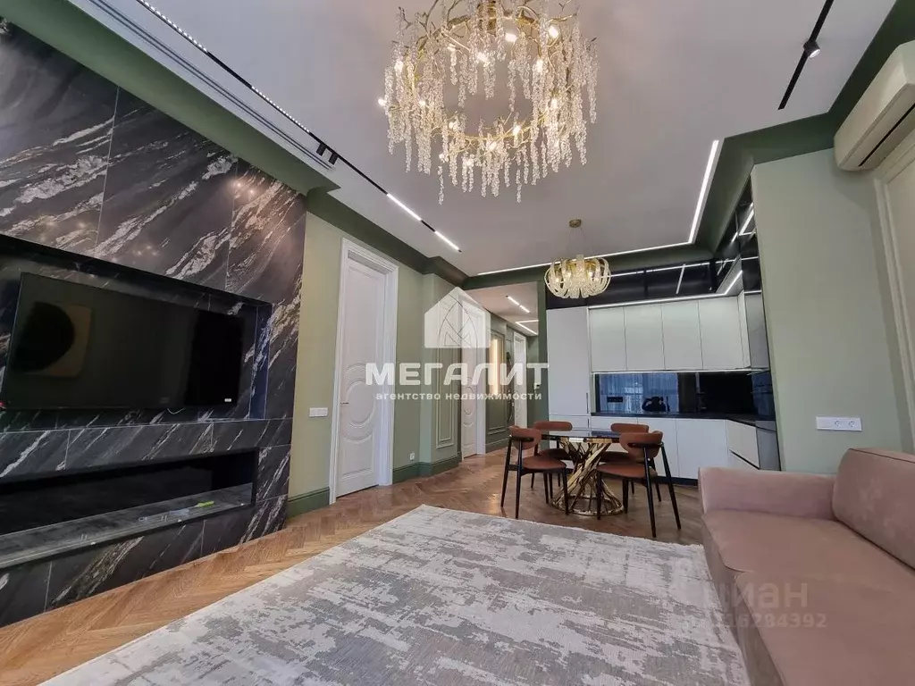 3-к кв. Татарстан, Казань Право-Булачная ул., 51 (90.1 м) - Фото 1