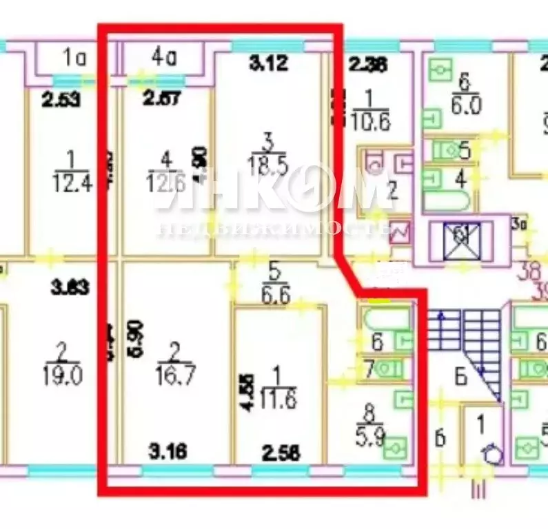 4-комнатная квартира: Москва, улица Марии Поливановой, 6 (74.8 м) - Фото 1