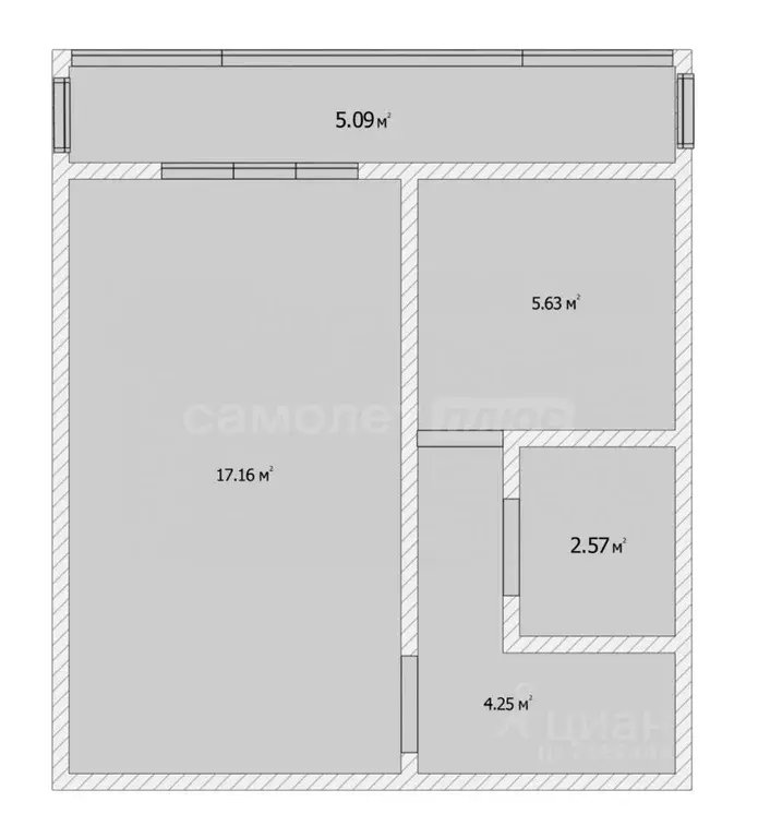 1-к кв. Московская область, Наро-Фоминск ул. Латышская, 4 (30.2 м) - Фото 2