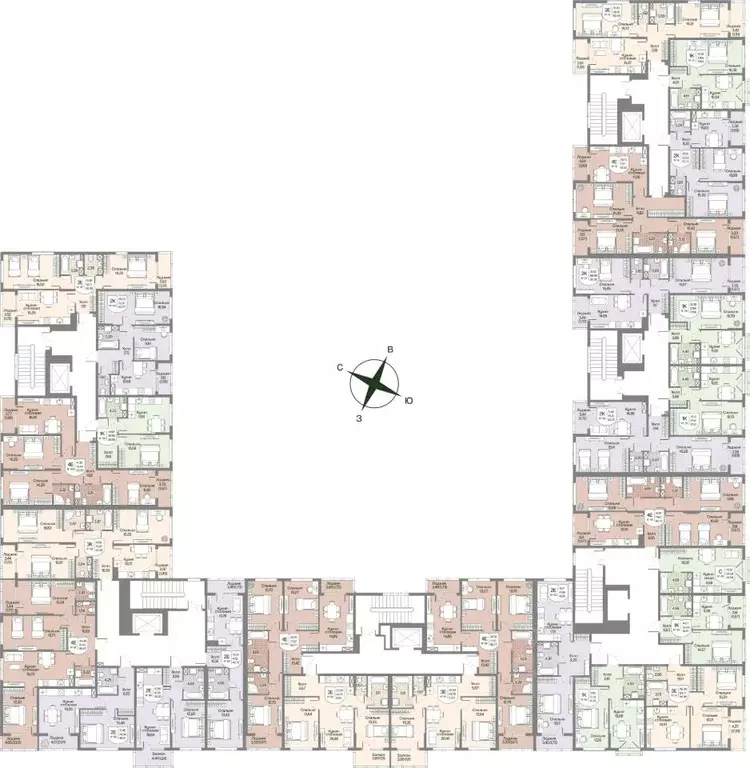 3-к кв. Ленинградская область, Всеволожский район, Бугровское ... - Фото 2