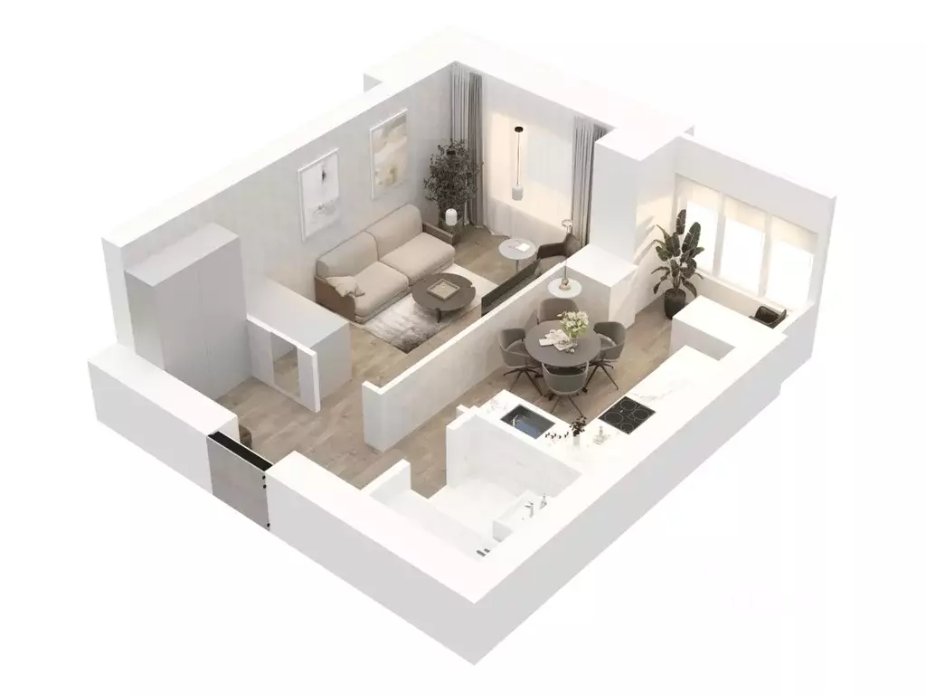 1-к кв. Татарстан, Зеленодольский район, Осиновское с/пос, с. Осиново ... - Фото 2