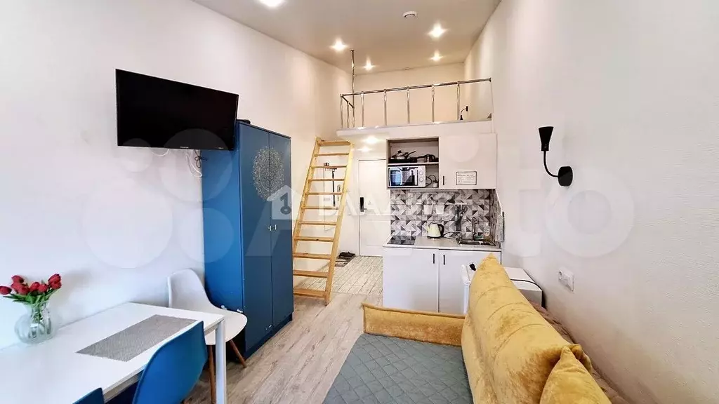 Апартаменты-студия, 15,9 м, 2/2 эт. - Фото 1
