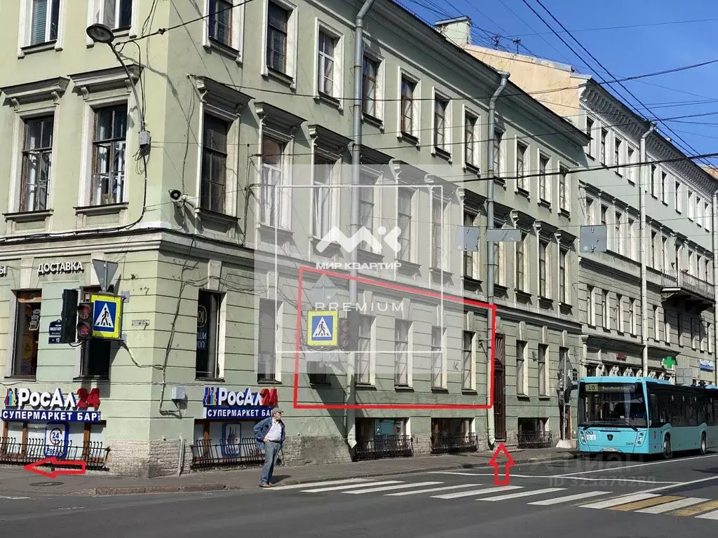 Помещение свободного назначения в Санкт-Петербург Вознесенский просп., ... - Фото 1