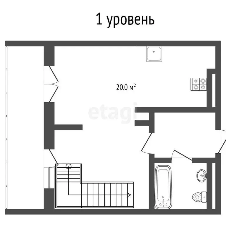 2-комнатная квартира: микрорайон Рощино, улица Александра Федоровича, ... - Фото 1