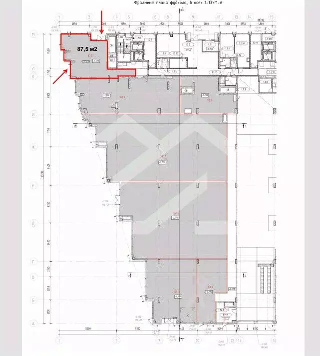 Помещение свободного назначения в Москва ул. Шеногина, 2 (88 м) - Фото 2