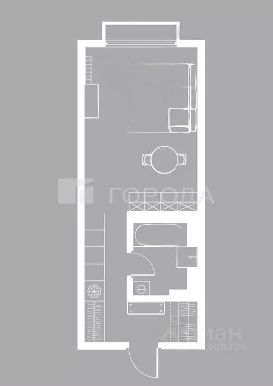 Студия Новосибирская область, Новосибирск ул. Немировича-Данченко, ... - Фото 2