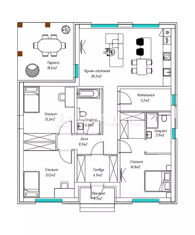 Дом в Калужская область, Жуковский район, Совхоз Победа с/пос, ... - Фото 2