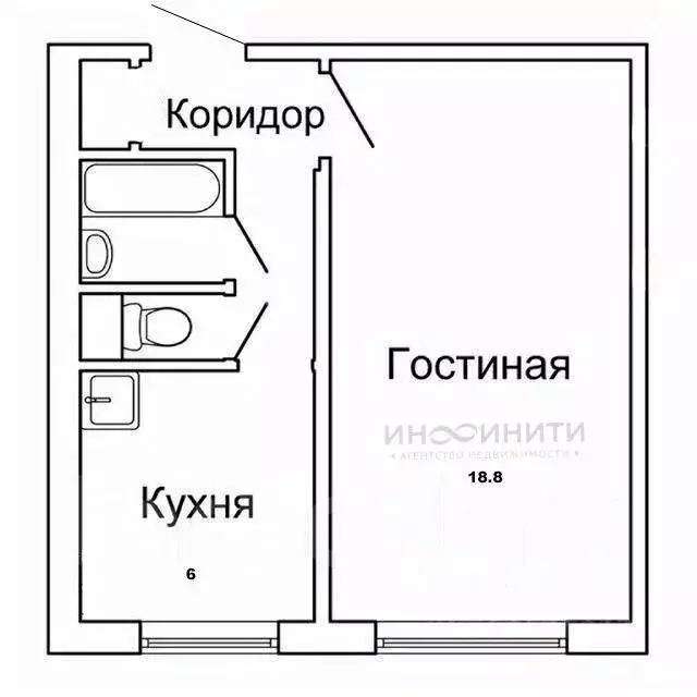 1-к кв. Москва ул. Цюрупы, 11К3 (32.5 м) - Фото 2