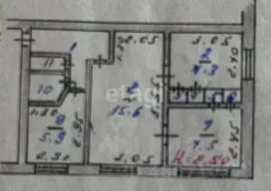 3-к кв. Сахалинская область, Поронайск ул. Фрунзе, 9 (45.4 м) - Фото 2