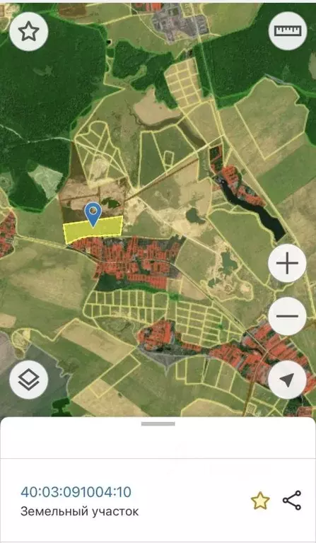 Участок в Калужская область, Боровский муниципальный округ, ... - Фото 1