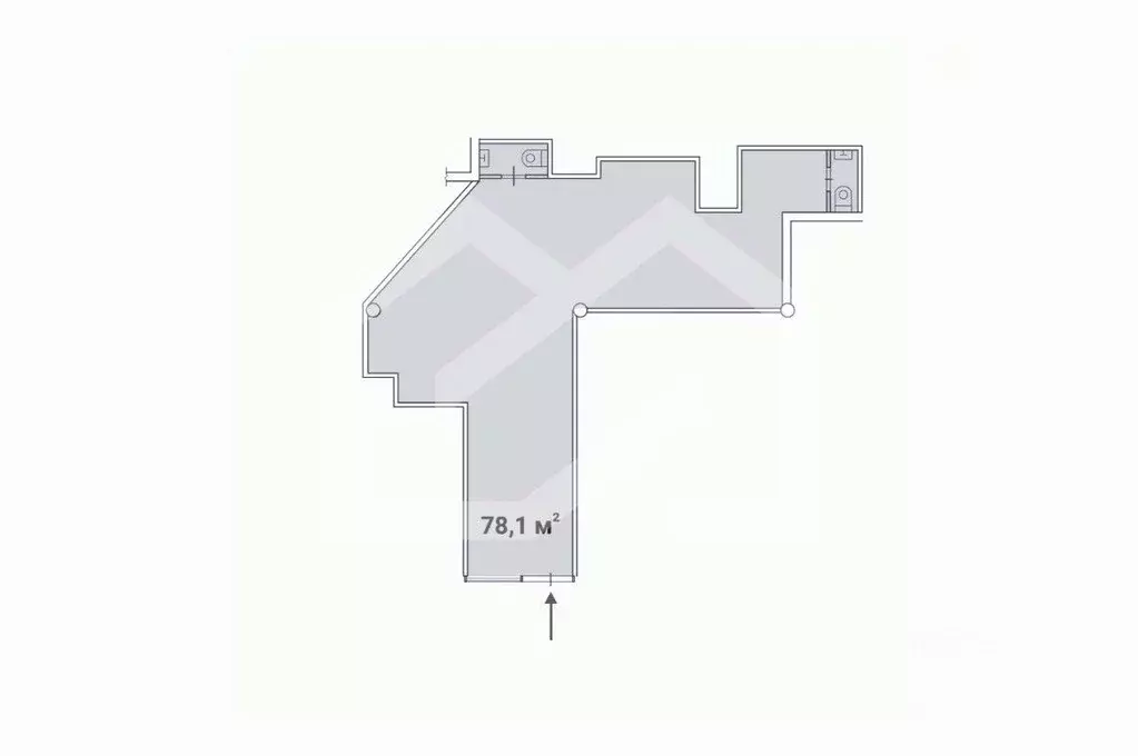 Торговая площадь в Москва Уральская ул., 5А (78 м) - Фото 2