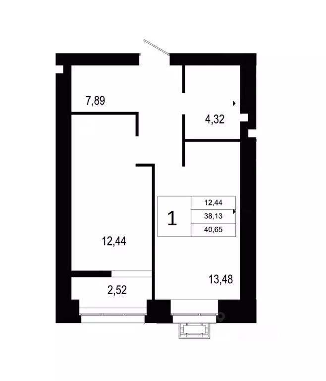 1-к кв. Волгоградская область, Волгоград ул. Землячки, 60 (40.65 м) - Фото 1