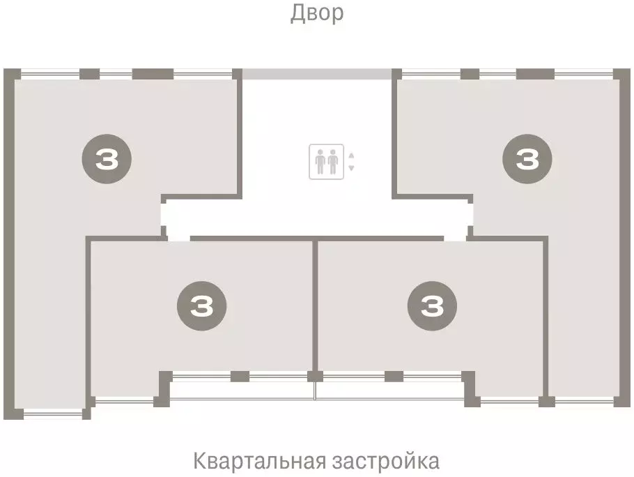 3-комнатная квартира: Тюмень, Мысовская улица, 26к1 (108.94 м) - Фото 1