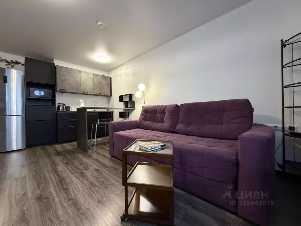 Студия Санкт-Петербург ул. Швецова, 8 (30.3 м) - Фото 1