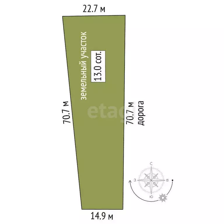 Участок в Кочкуровский район, село Новая Пырма (13 м) - Фото 1