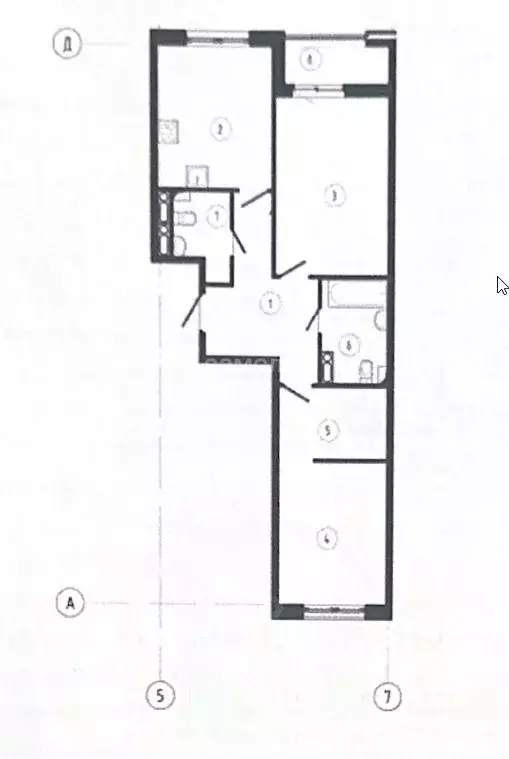 2-к кв. Омская область, Омск ул. Владимира Жоги, 1 (65.9 м) - Фото 2