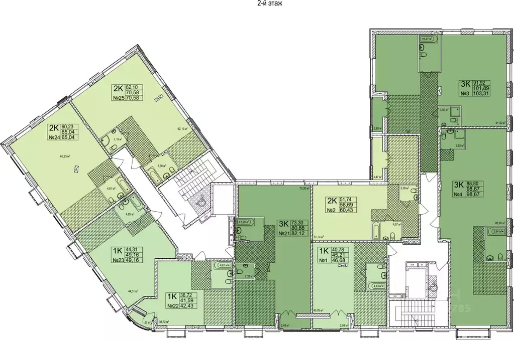 1-к кв. Нижегородская область, Нижний Новгород Ильинская ул., 121 ... - Фото 2