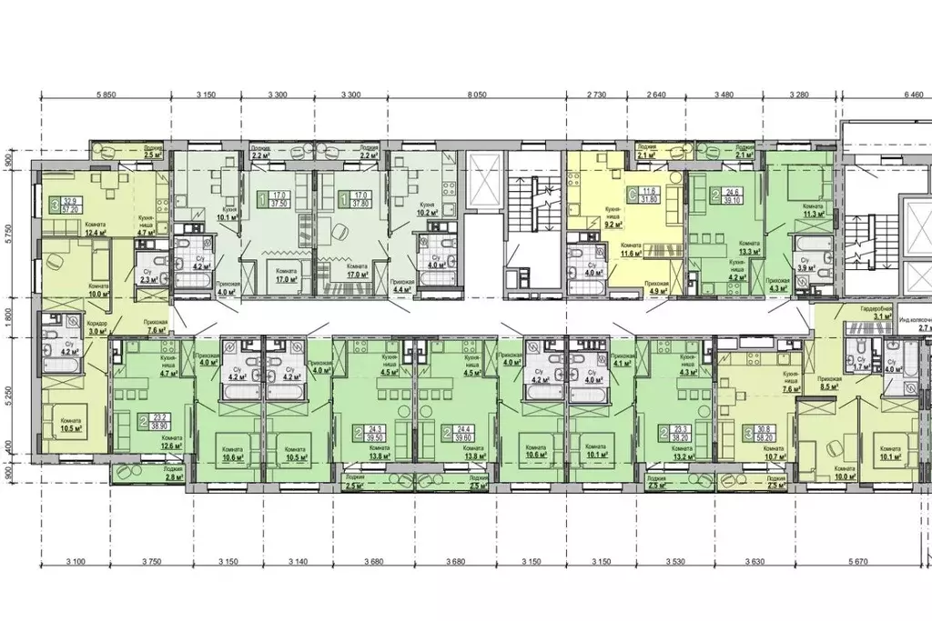 3-к кв. Удмуртия, Ижевск Ленинградская ул., 31 (58.2 м) - Фото 2