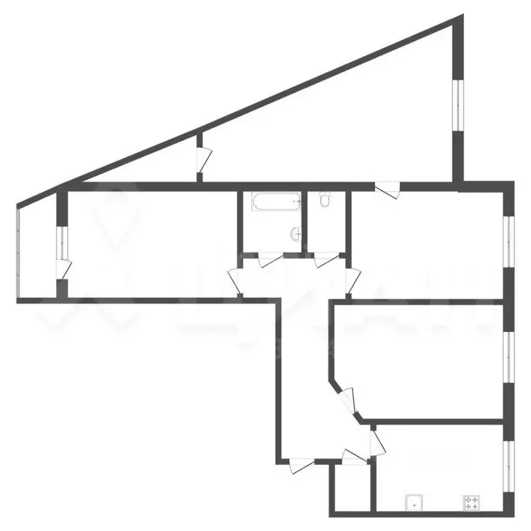 4-к кв. Санкт-Петербург ул. Маршала Казакова, 44к1 (94.0 м) - Фото 1